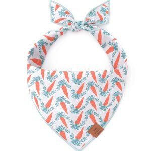 NWT The Foggy Dog- Carrot Patch Easter Reversible Dog Bandana